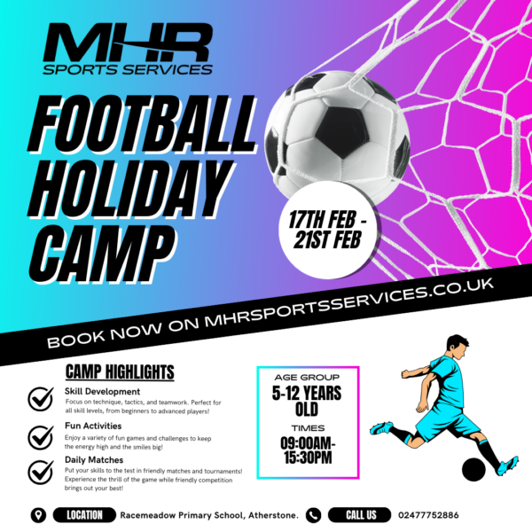 Racemeadow Football Camp - Friday 21st February 2025